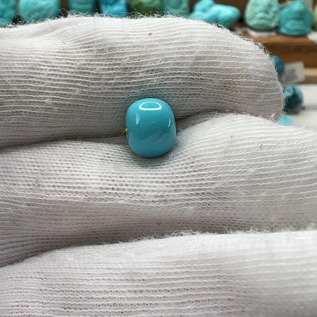 绿松石老型珠 未镶嵌