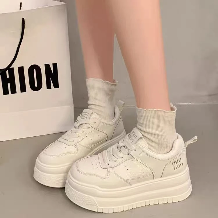 小敏家 清货~就几双 厚底韩版舒适百搭轻便系带休闲面包鞋5503