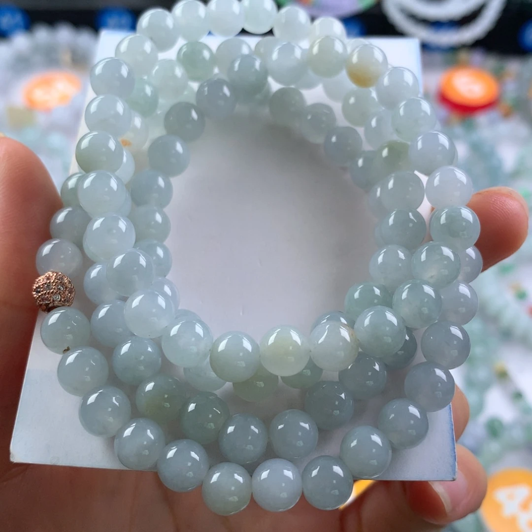 翡翠未镶嵌手链卡7