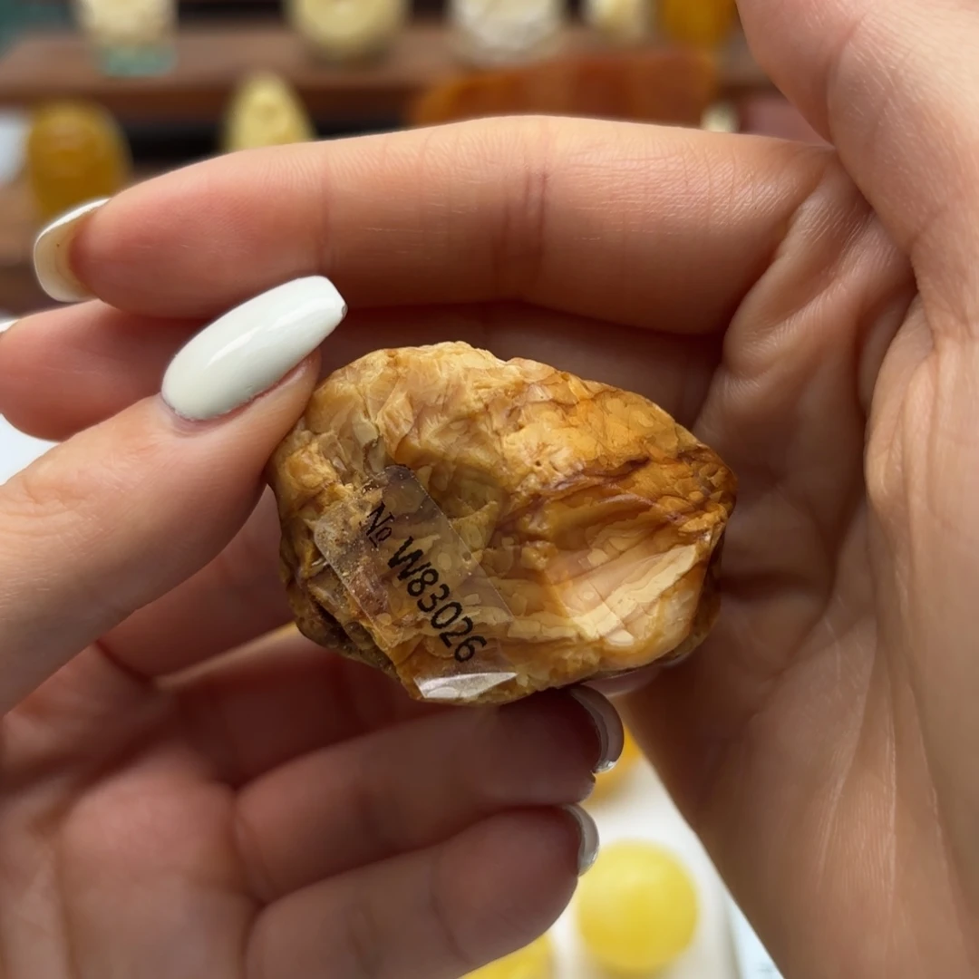 黑***调定制琥珀未镶嵌不退不换