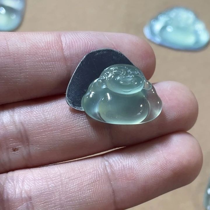 定制翡翠未镶嵌佛公