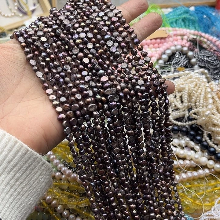 玛瑙/玉髓珠宝半成品未镶嵌一条巴洛克珍珠