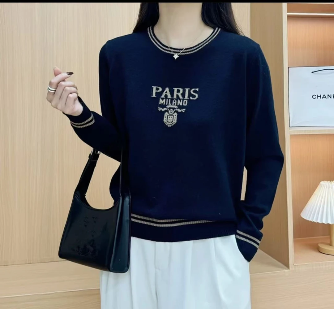 【编码52】设计感小众高级感极简风复古美拉德浅棕色针织毛衣女