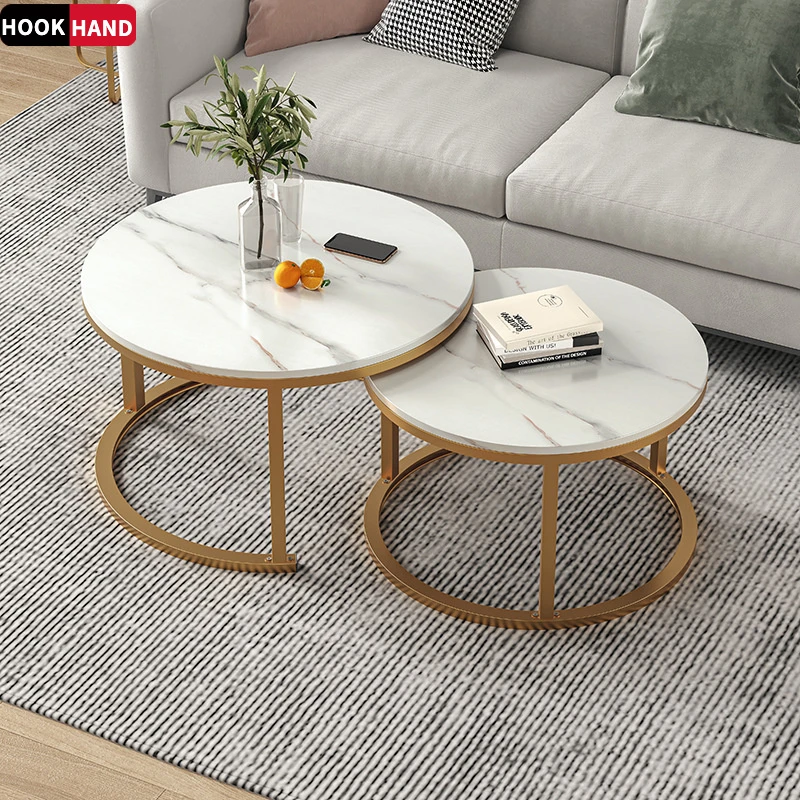 茶几客厅家用圆桌小户型子沙发边几边桌轻奢简约现代茶几桌台阳台