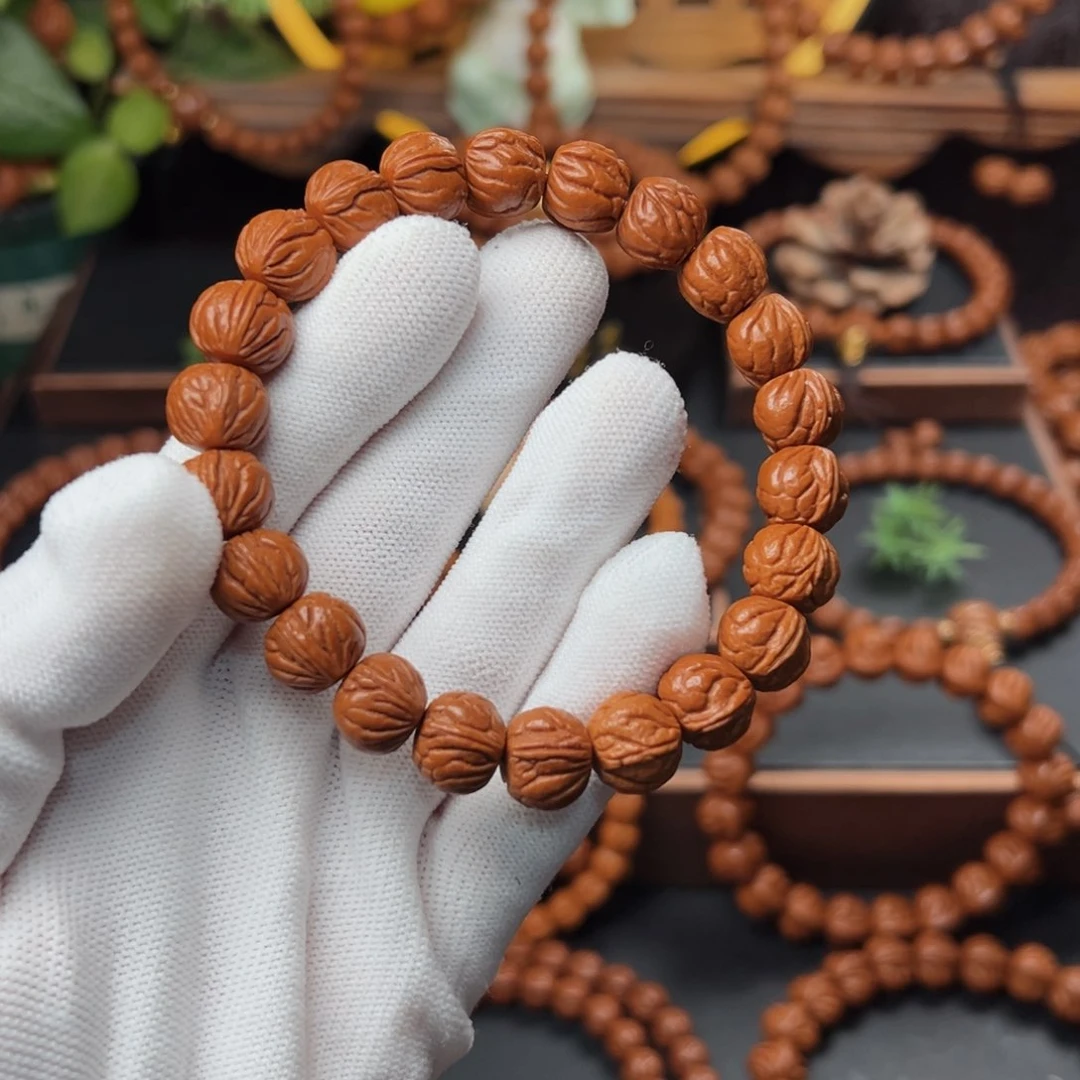 吊坠桃核1.3玉龙脊手串