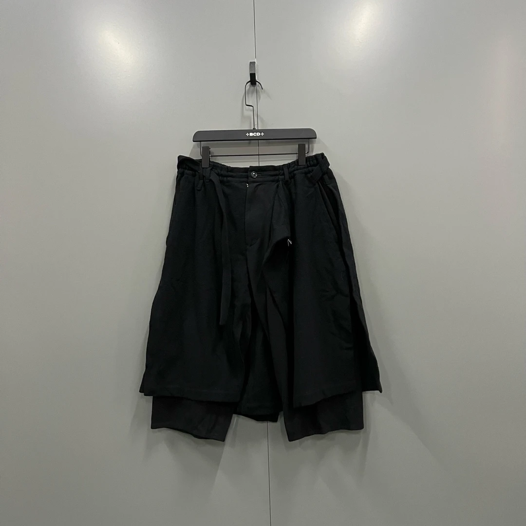 95新 YOHJI YAMAMOTO/山本耀司 （jp）222 黑色裙裤 尺码如图/
