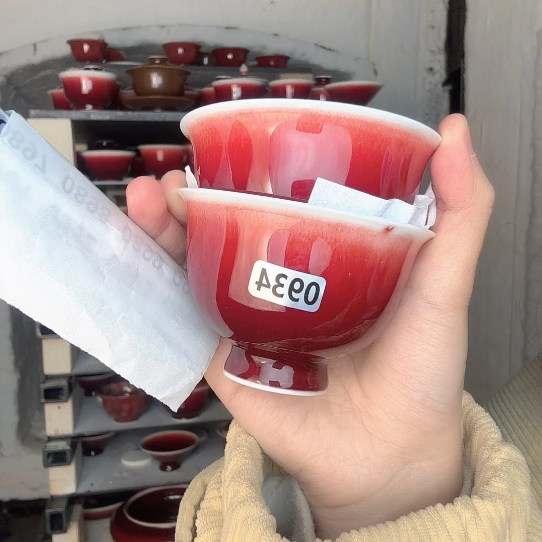 瓷片景德镇郎红陶瓷