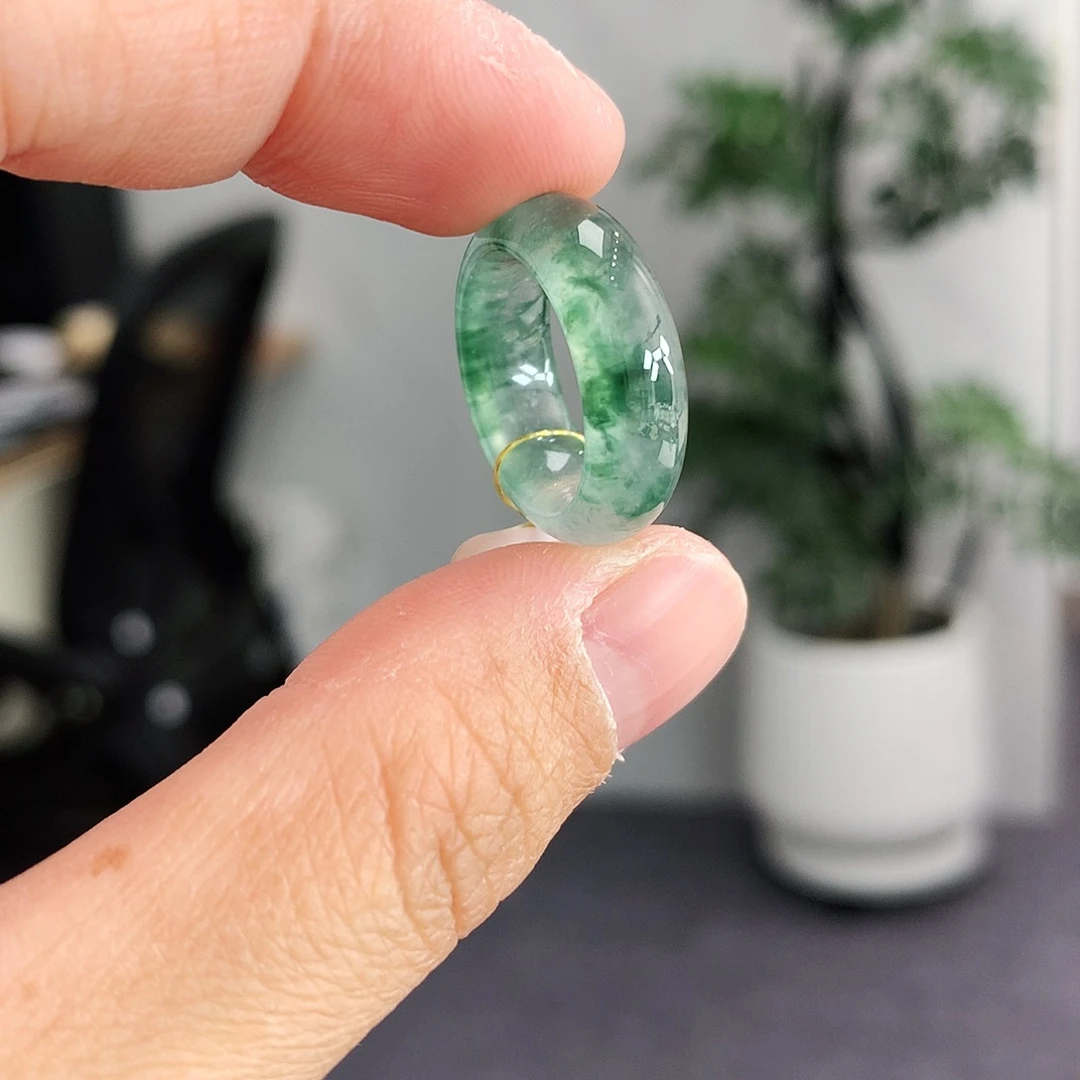 翡翠未镶嵌戒指5号