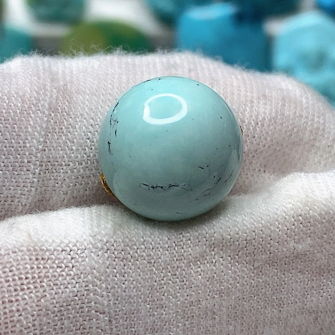 绿松石未镶嵌天然原矿 地大质检