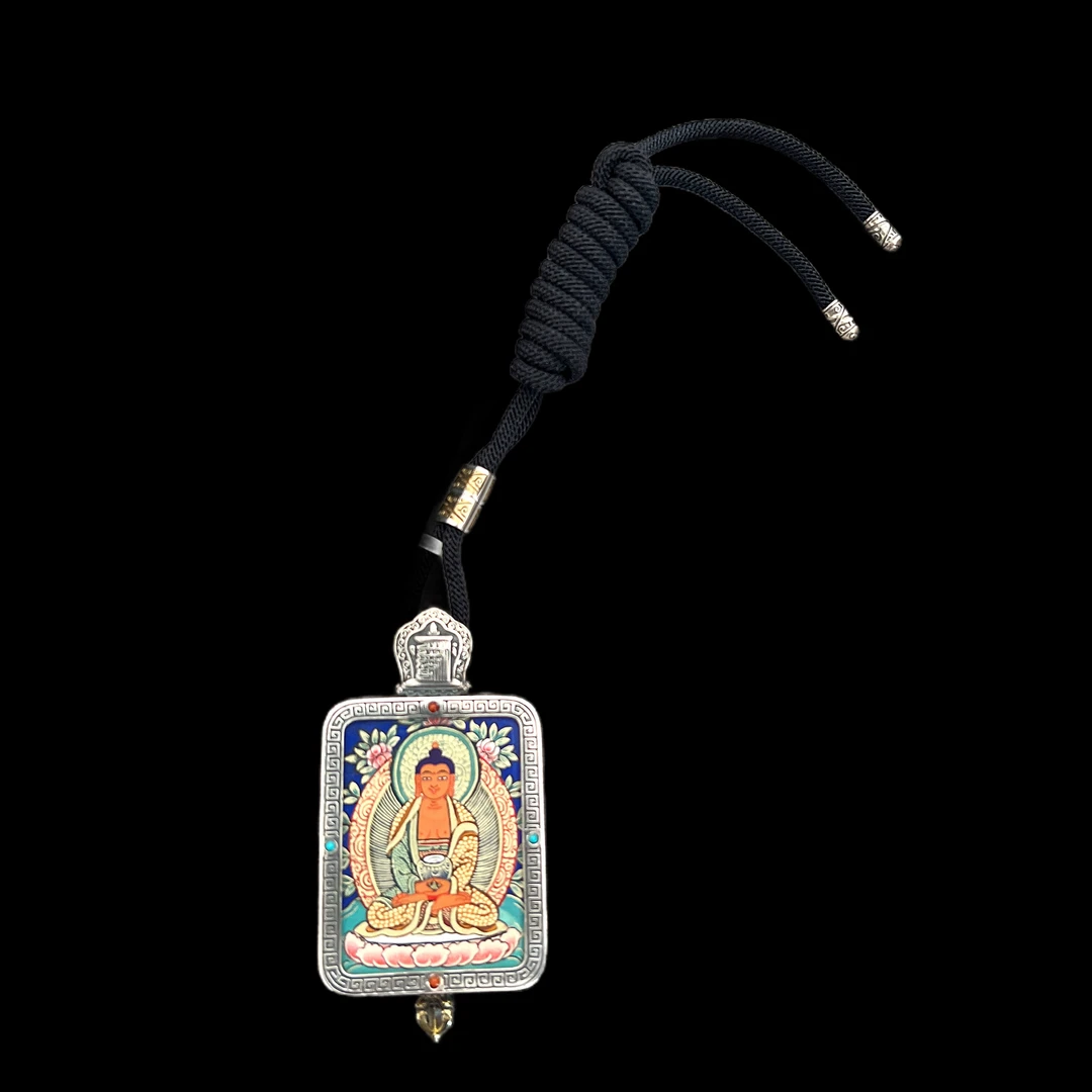 吊坠925银 V9554银吊坠（阿弥陀佛）孤品、