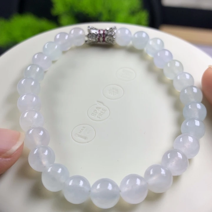 未镶嵌手串翡翠卡6.8