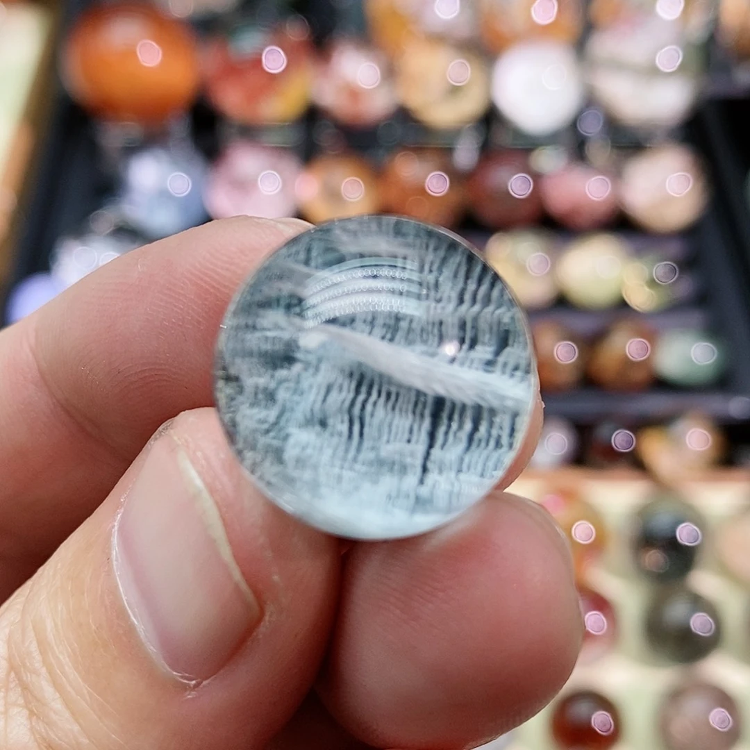 颈饰未镶嵌水晶天然水晶精致单珠