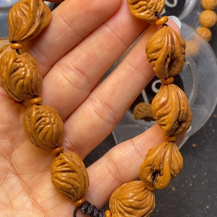 手串文玩核桃秦岭龙纹桃核14尺寸