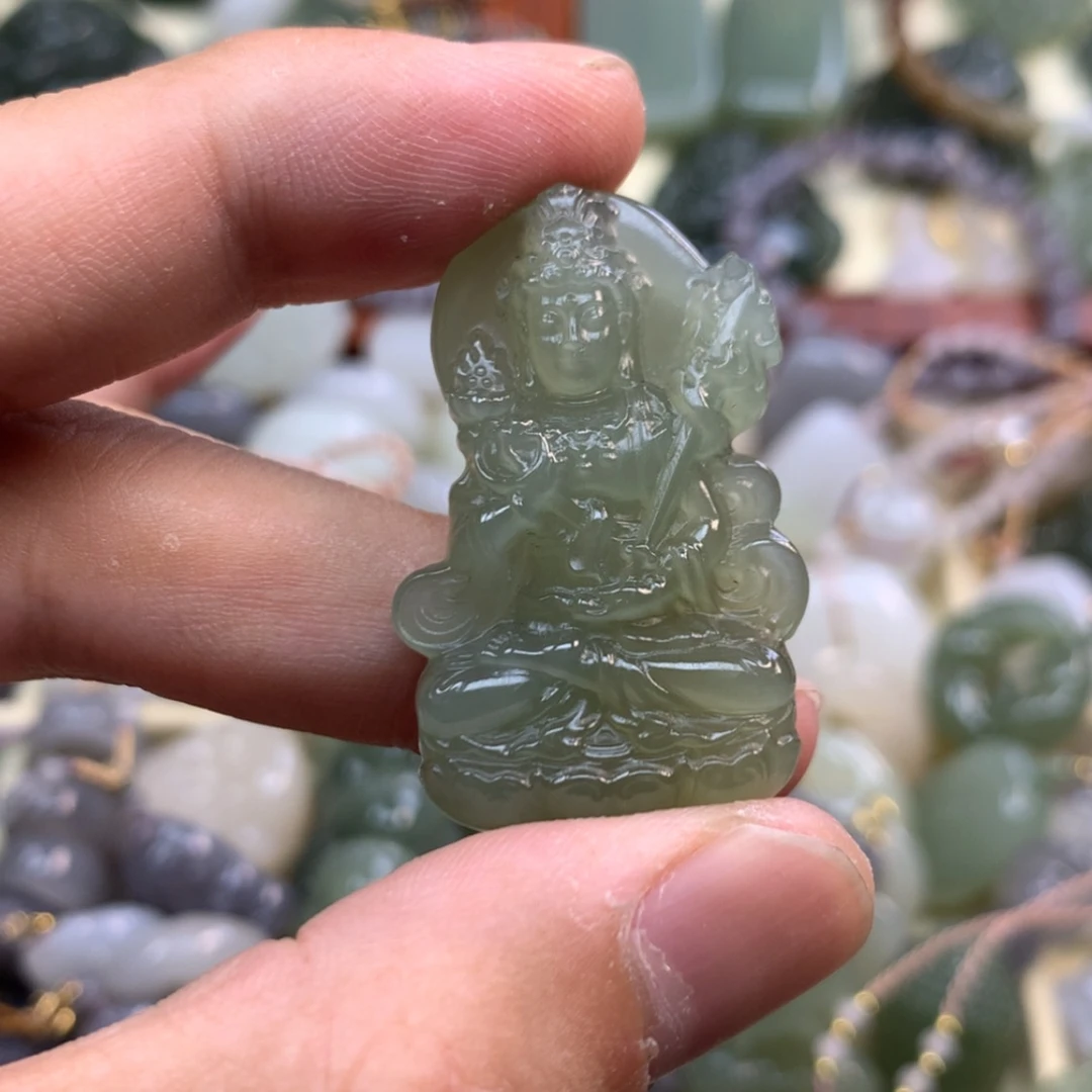 【闪购商品】和田玉未镶嵌颈饰浅***狗