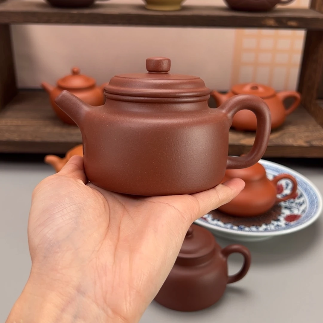 紫砂茶杯紫泥德钟230cc