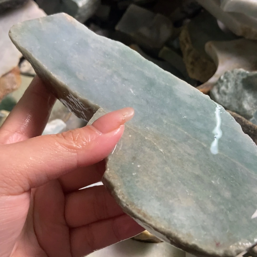 翡翠未镶嵌挂件天然翡翠