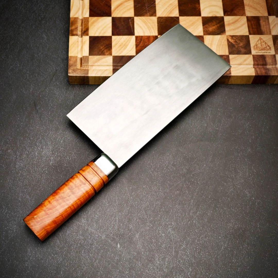 M390粉末钢中式菜刀家用厨刀菜刀推荐切片刀厨刀家用菜刀切菜刀