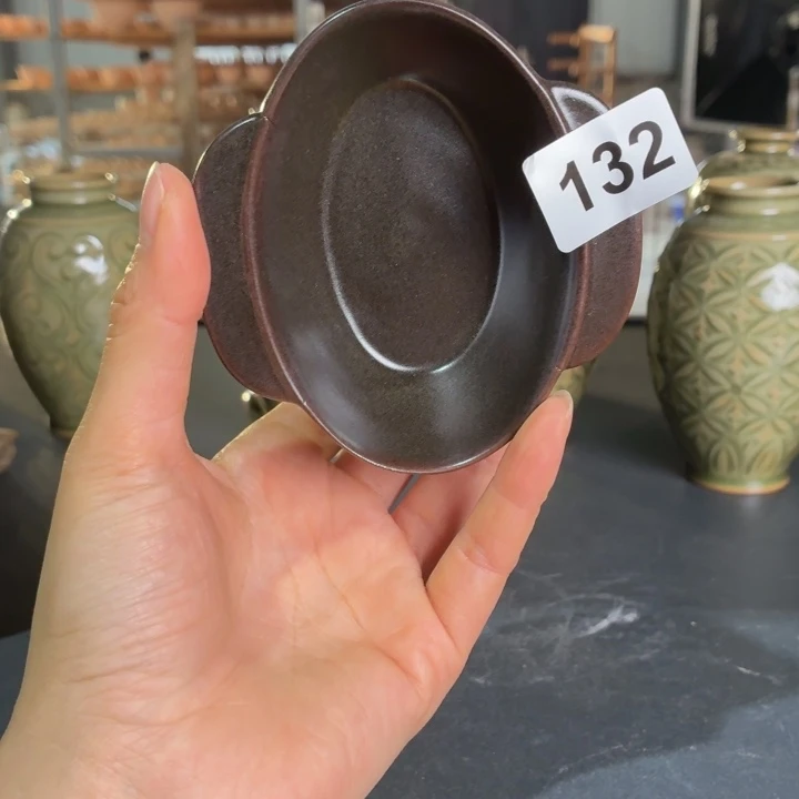 耀州窑耳杯1只132