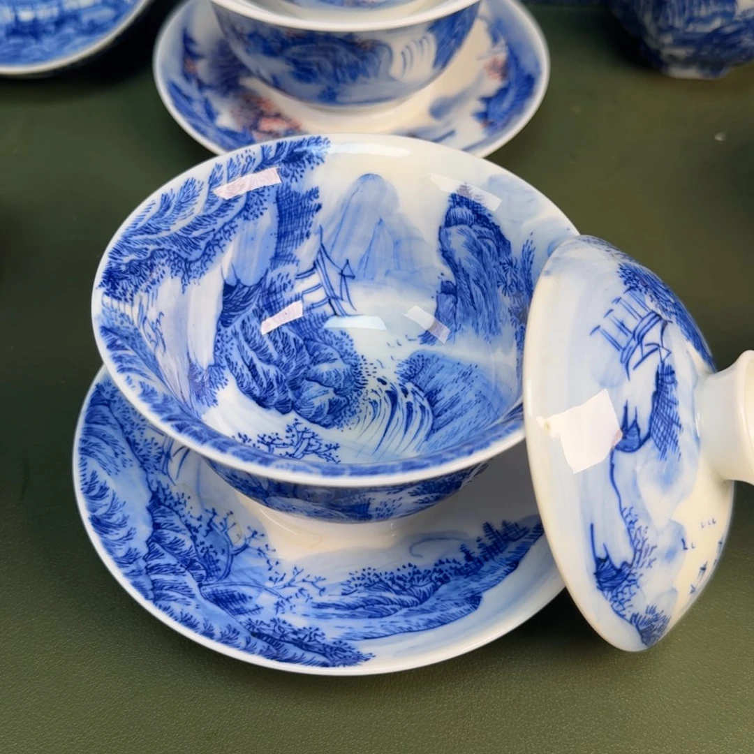景德镇纯手绘茶具圆圆232