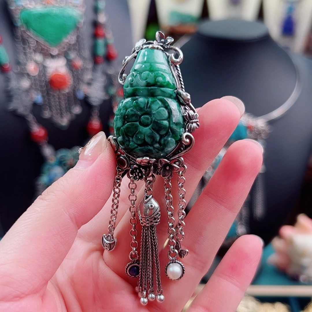 925银珐琅锦象原创设计戒指