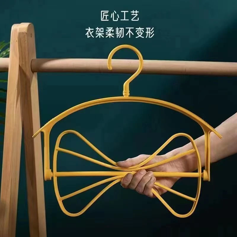 【速干衣架】多功能衣架可翻转晾衣晾鞋防滑无痕晾晒防皱折叠衣架