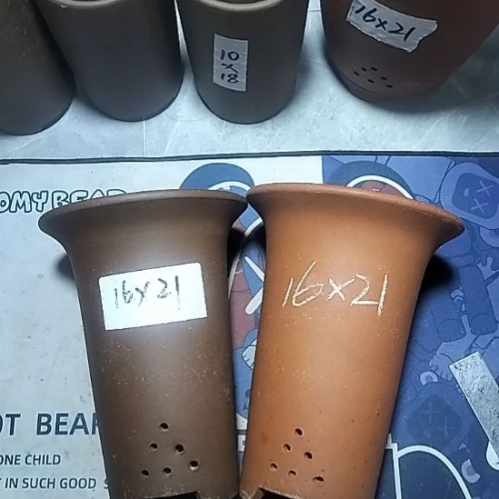 紫砂红泥紫泥小兰两个