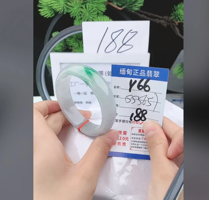 Y66【正品 缅甸翡翠】实物以直播间为准微色差