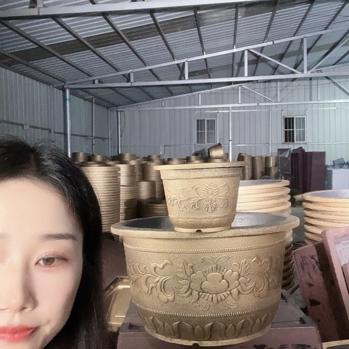 圆形35花盆2个有孔