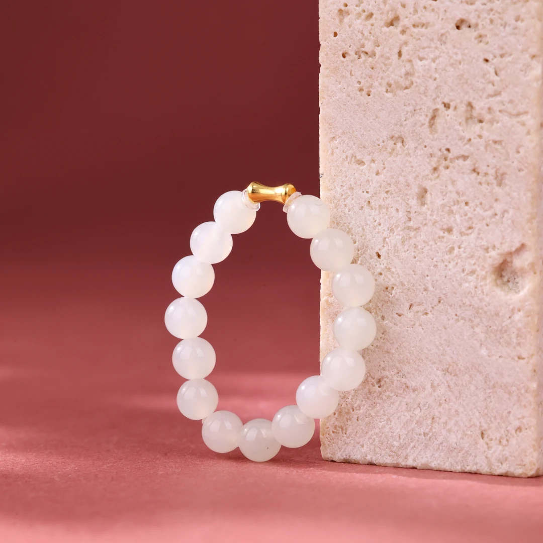 【央博玉】18K和田玉戒圈-YB95090040-多样性发一|BHT1