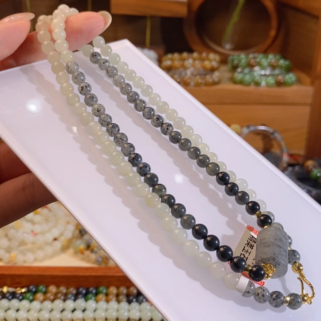 和田玉未镶嵌手链