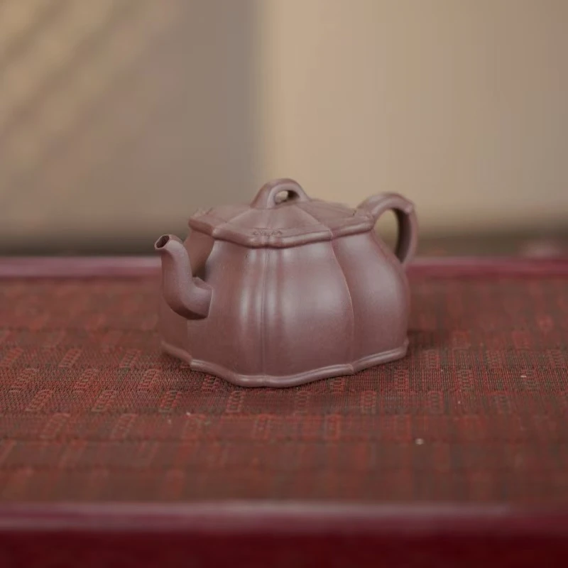 茶香紫器 底槽青【筋纹·乾坤】宜兴黄龙山原矿手工紫砂壶