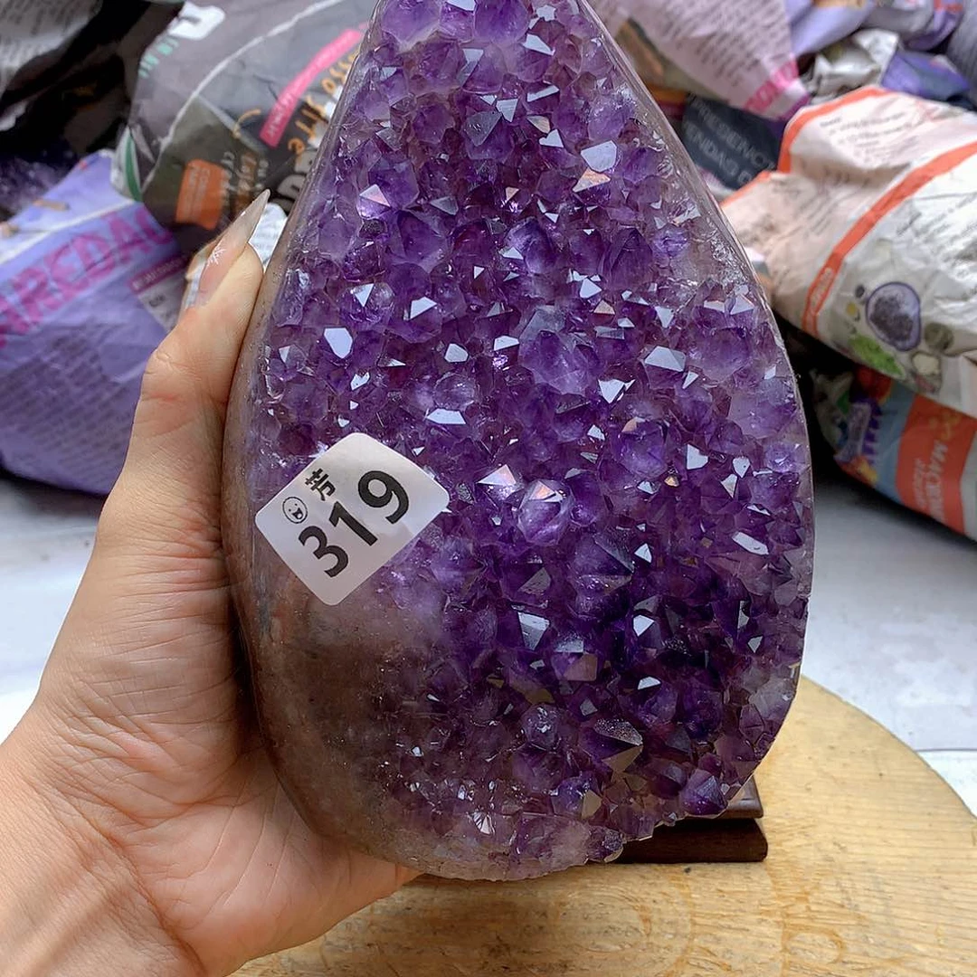 紫晶大型摆件（非配饰）未镶嵌
