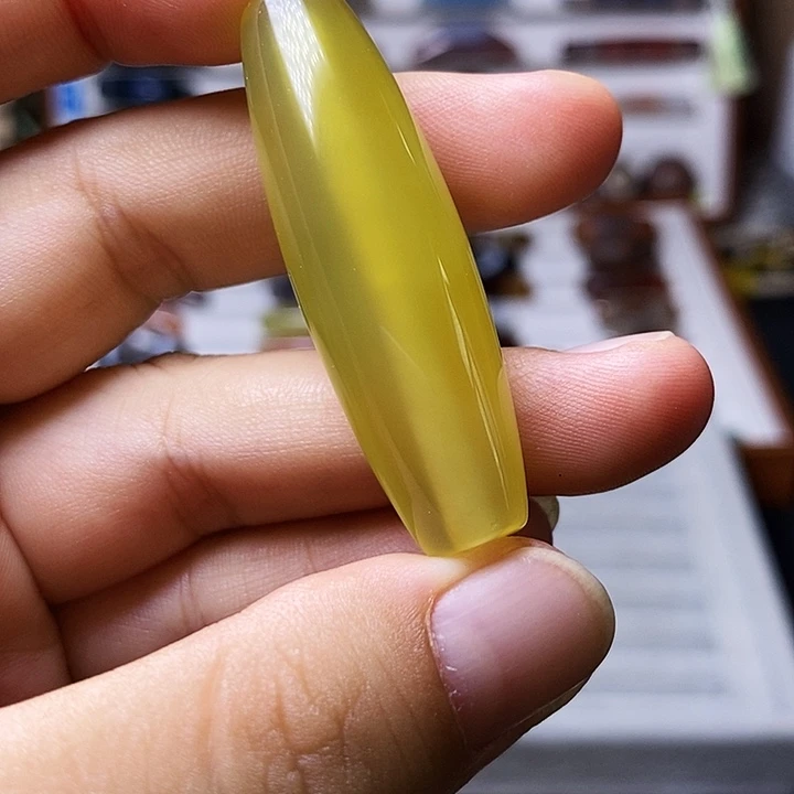 晚***霞玛瑙/玉髓颈饰未镶嵌