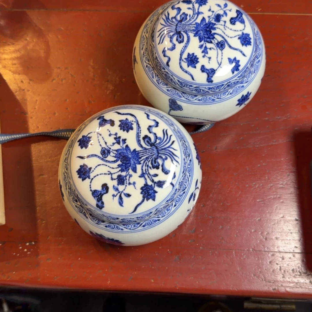 古***代陶工艺品陶瓷罐子一对