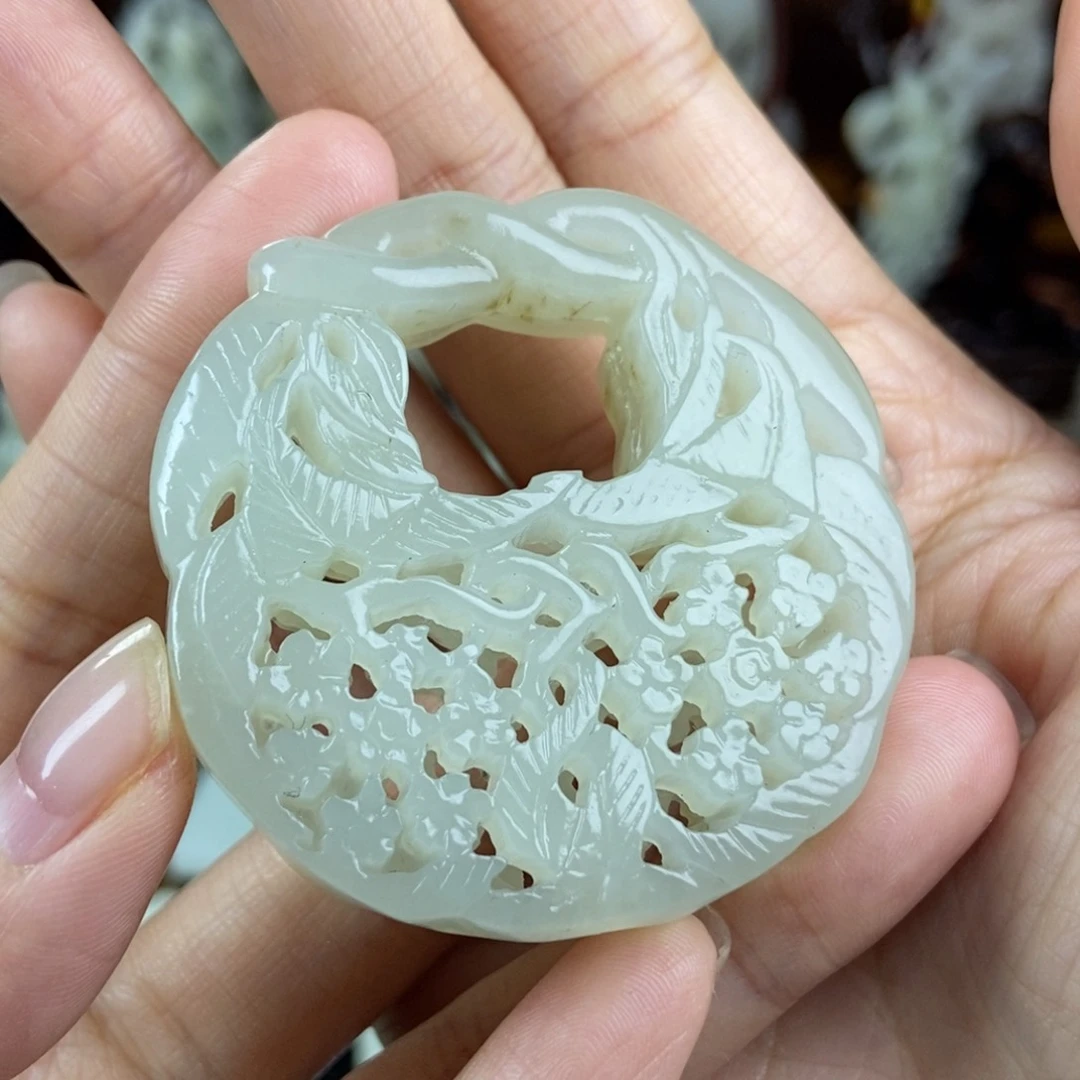 和田玉挂件未镶嵌阿*