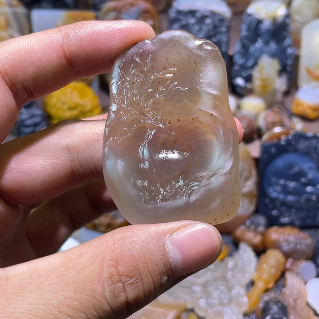 最***师玛瑙/玉髓未镶嵌颈饰