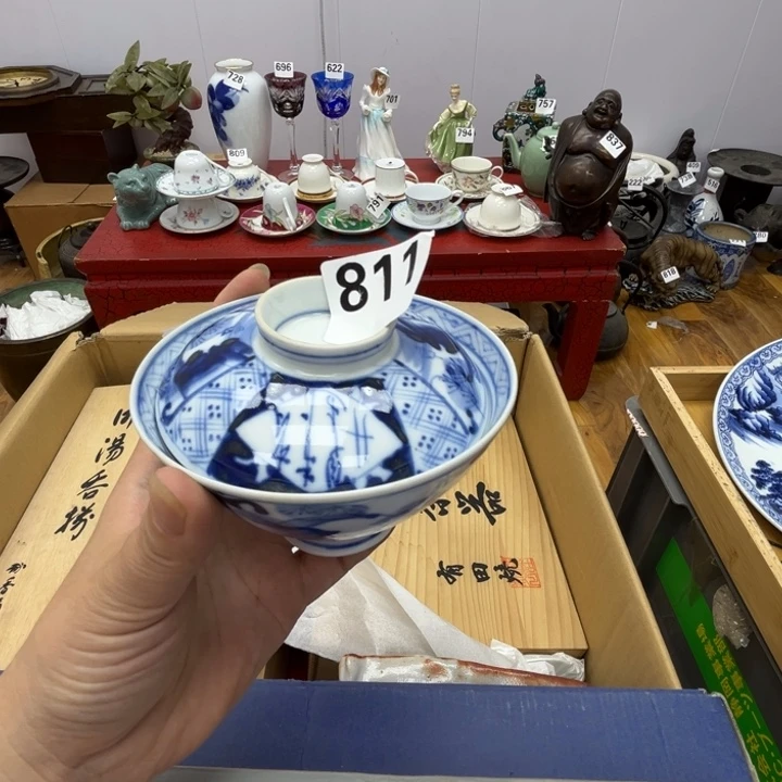 瓷片呀工艺品摆件瓷器摆件正能量