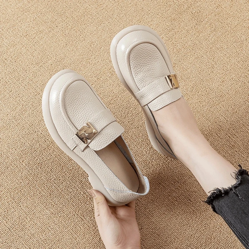 X011新款乐福鞋厚底柔软舒适百搭