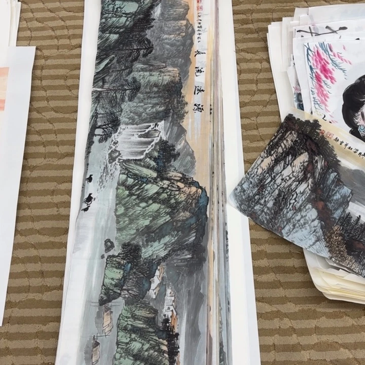 国画花鸟的翅膀和翅膀是一样