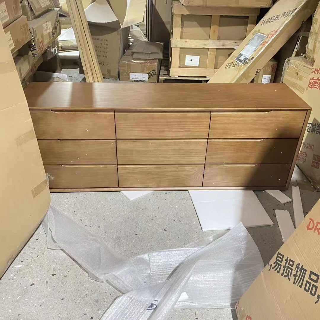 132#160*40*85cm九斗柜【不包安装】库存尾货（三楼）5503