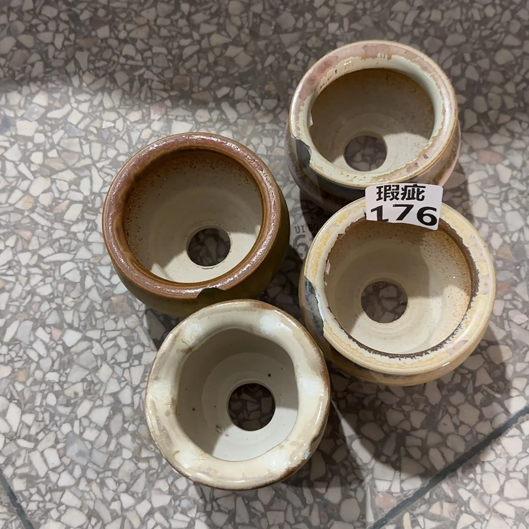 瓷片景德镇手工花盆