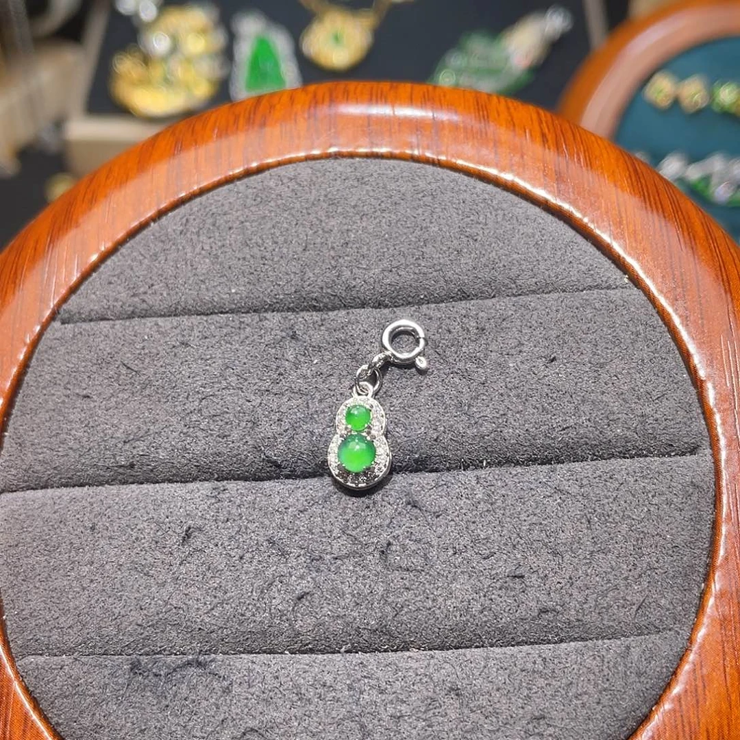 翡翠银S925镶嵌颈饰