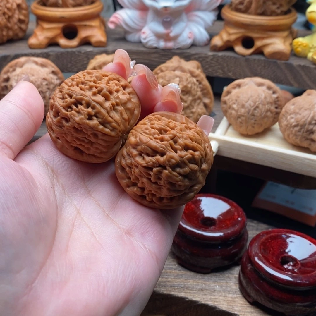 吊坠文玩核桃吃**哪39全品莲花