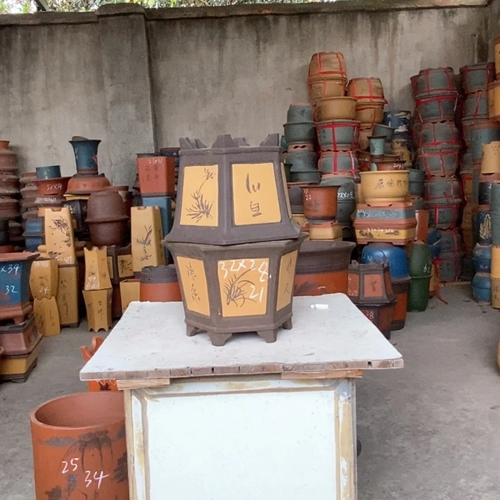 紫砂花盆紫砂花盆