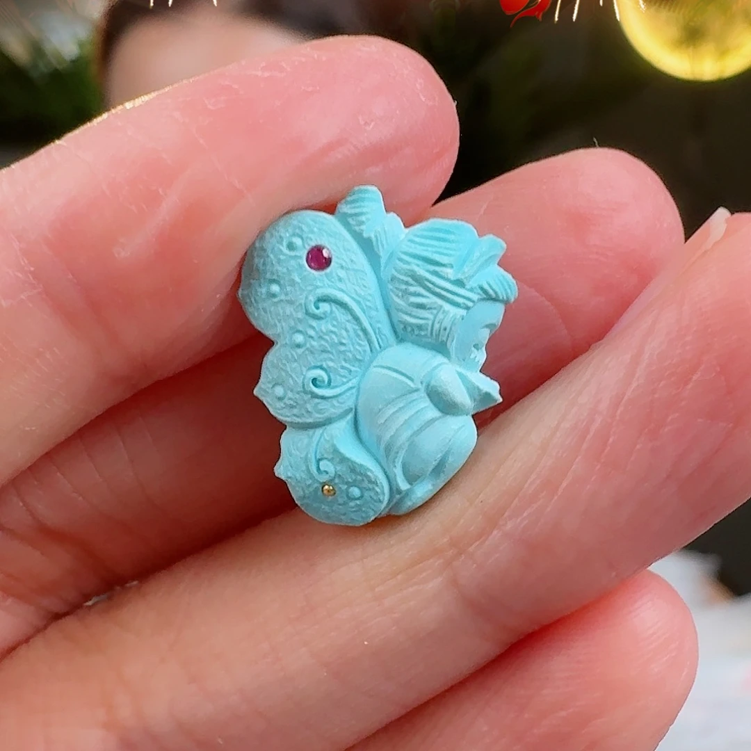 绿松石珠宝奇石未镶嵌