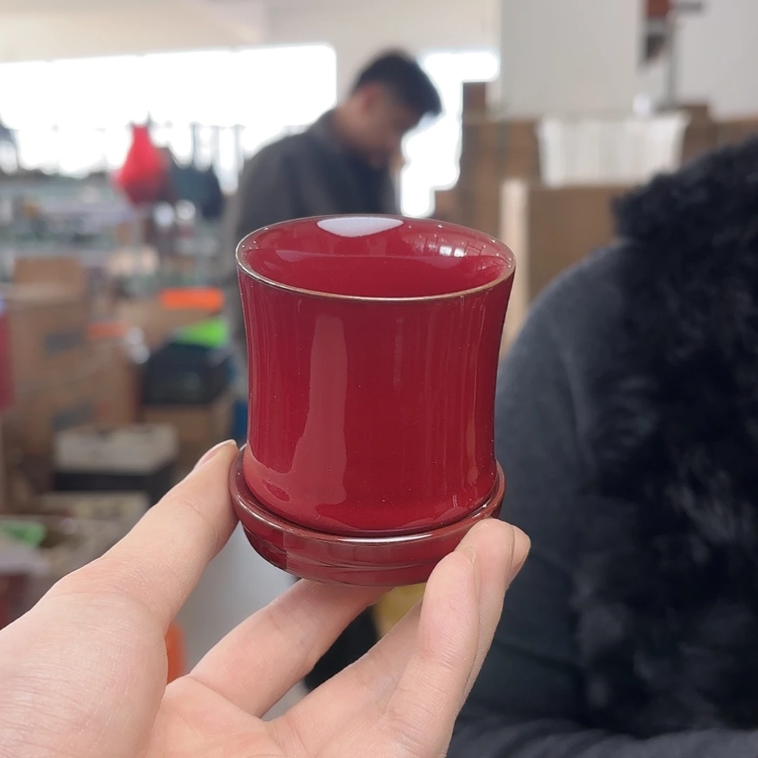 龙泉云间青瓷小米茶器