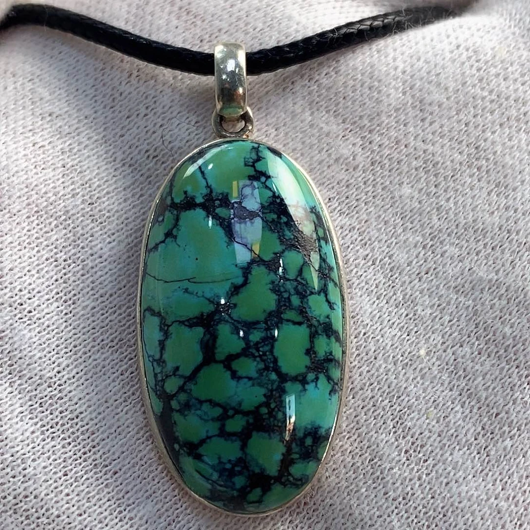 绿松石银S925镶嵌配饰