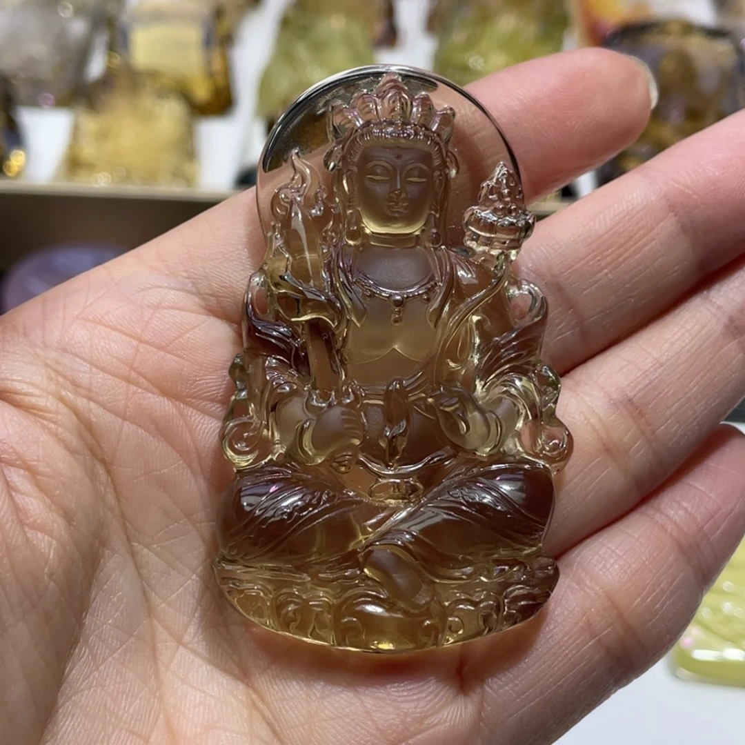 水晶颈饰未镶嵌荣**贵定制