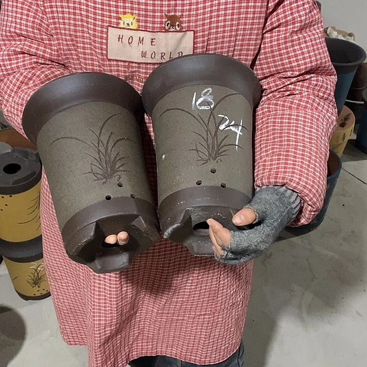 紫砂花盆紫砂花盆