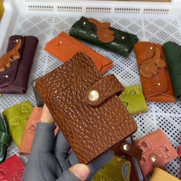 头层牛皮卡包卡包